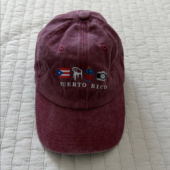 Accessories - Burgundy Puerto Rico DTMF Cap